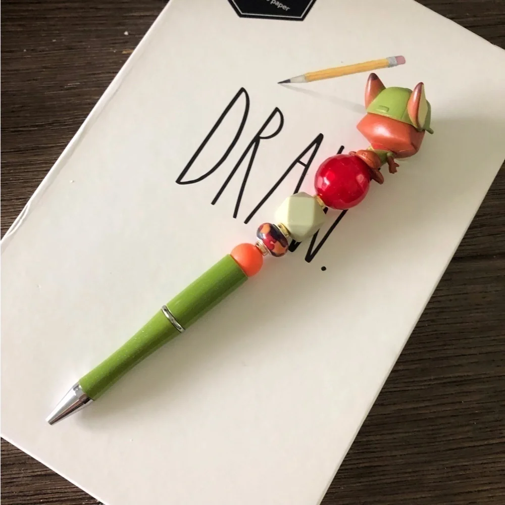 Disney Doorables: Zootopia: Nick handmade beaded pen